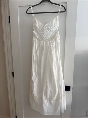 Fortunate one between fields maxi dress white size L